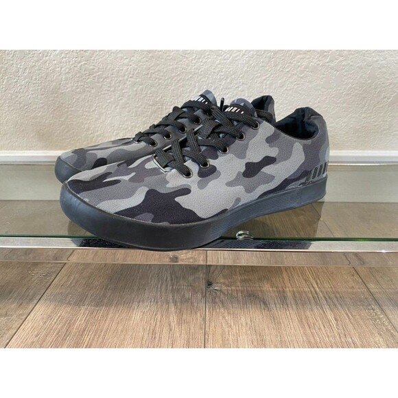 NOBULL Camo Low Top Athletic Sneakers Shoes Mens 8 Womens 9.5 Gray Cross fit main image 5